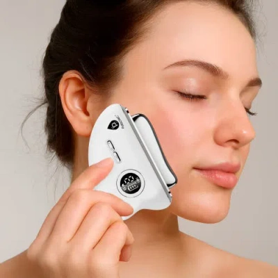 Pursonic Led Rejuvenation Duo Eye Mask & 7-in-1 Light Therapy Device In Silver