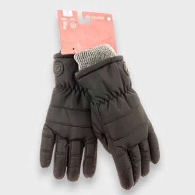 Canada Weather Gear Winter Ski Gloves In Black