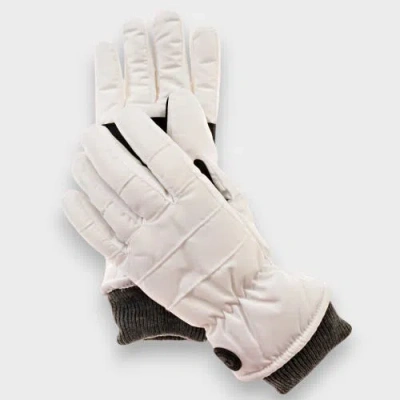 Canada Weather Gear Winter Ski Gloves In White
