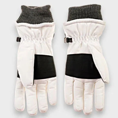 Canada Weather Gear Winter Ski Gloves In White
