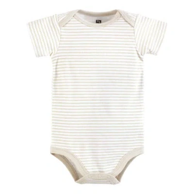 Hudson Baby Little Soft Cotton All-in-one Outfits, Set Of 3 In Multi