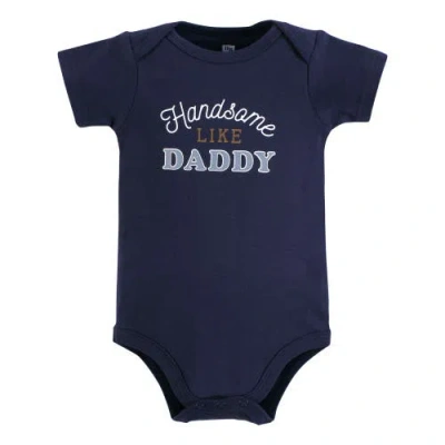 Hudson Baby Little Soft Cotton All-in-one Outfits, Set Of 3 In Multi