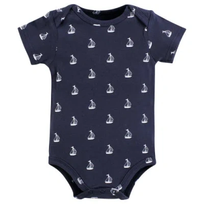 Hudson Baby Little Soft Cotton All-in-one Outfits, Set Of 3 In Multi