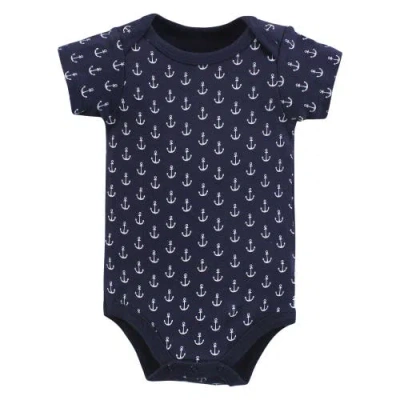 Hudson Baby Little Soft Cotton All-in-one Outfits, Set Of 3 In Multi