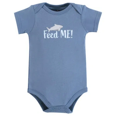 Hudson Baby Little Soft Cotton All-in-one Outfits, Set Of 3 In Multi