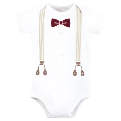 Hudson Baby Little Soft Cotton All-in-one Outfits, Set Of 3 In Multi