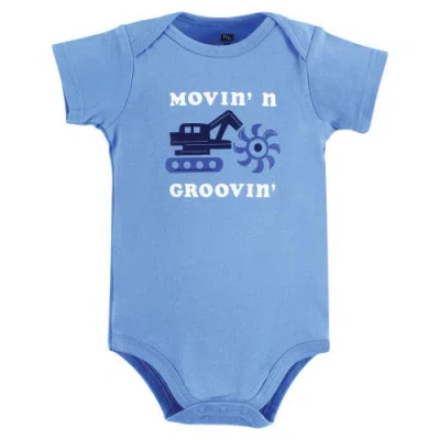 Hudson Baby Little Soft Cotton All-in-one Outfits, Set Of 3 In Multi