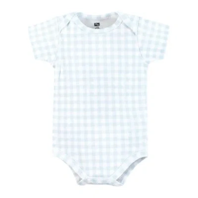 Hudson Baby Little Soft Cotton All-in-one Outfits, Set Of 3 In White