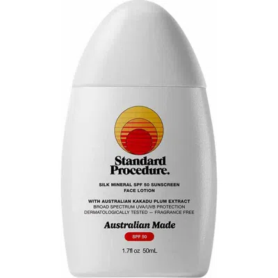 Standard Procedure Silk Mineral Spf 50 Sunscreen In White