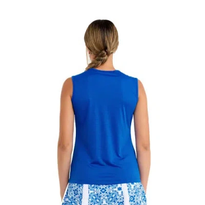 Sofibella Miss Santorini 25 Inch Women Tennis Tank In Blue