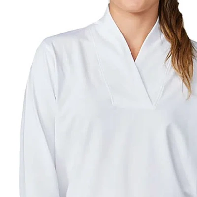 Sofibella Staples Womens Golf Pullover In White