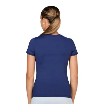 Sofibella Uv Colors Short Sleeve Womens Tennis Shirt In Blue