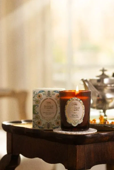 Sabon Candle Cotton Flowers & Sage 180gr In Brown