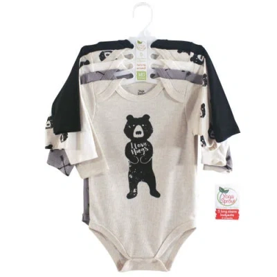 Yoga Sprout Five-piece Set Of Infant Long-sleeve Bodysuits In Multi