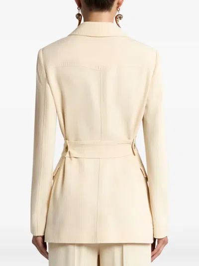 Etro Belted Field Jacket In Neutral