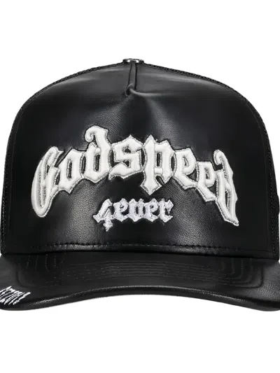 Godspeed Leather Hat In Black