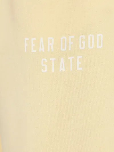 Essentials Drawstring Track Pants In Yellow