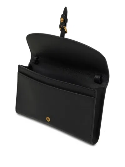 Etro Pony Leather Wallet In Black