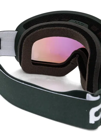 Poc Green Ski Goggles In Black