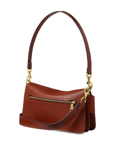 Coach Tabby Leather Shoulder Bag In Brown