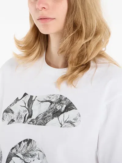A Bathing Ape Tree Edge Camo Ape Face T-shirt In White