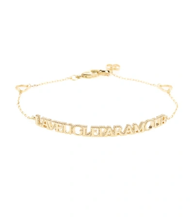 Shop Gucci Exclusive To Mytheresa.com – L'aveugle Par Amour 18kt Gold Bracelet