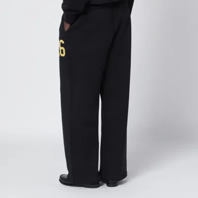 Essentials Lounge Number-print Track Pants In Black