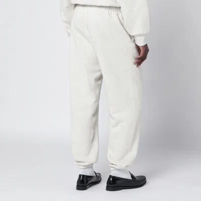 Essentials Light Grey Mélange Jogging Pants In Neutral