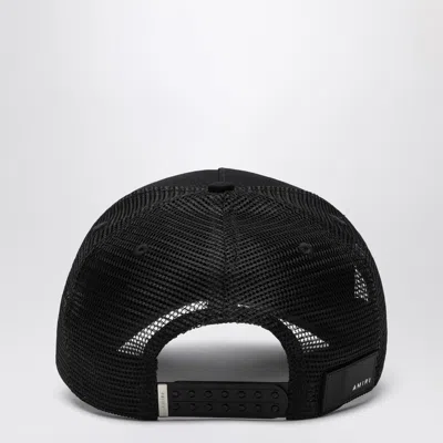 Amiri Black Baseball Cap With Logo In Black