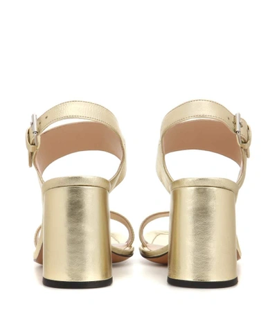 Shop Marc Jacobs Emilie Strap Sandals In Gold