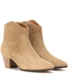 ISABEL MARANT Dicker suede ankle boots,P00211169