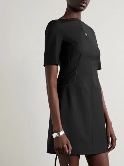 Givenchy Short-sleeved Dress In Black