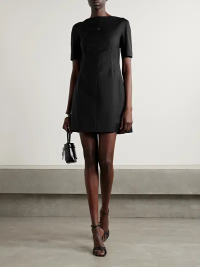 Givenchy Short-sleeved Dress In Black