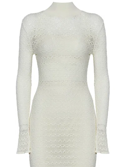 Tom Ford Open-knit Maxi Dress In Multi
