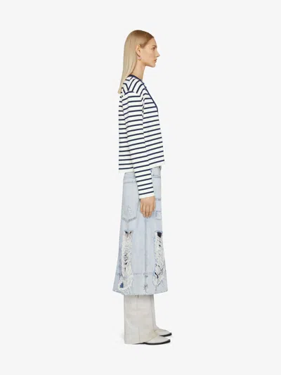 Givenchy Sailor Cardigan In Cotton In Multi