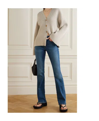 Frame Mid-rise Jeans In Blue