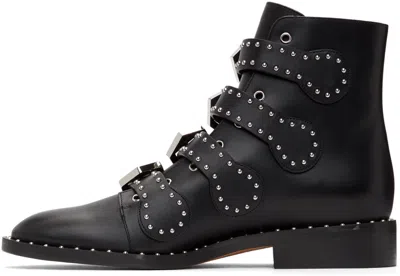 Givenchy Multi-strap Studded Boots In Black