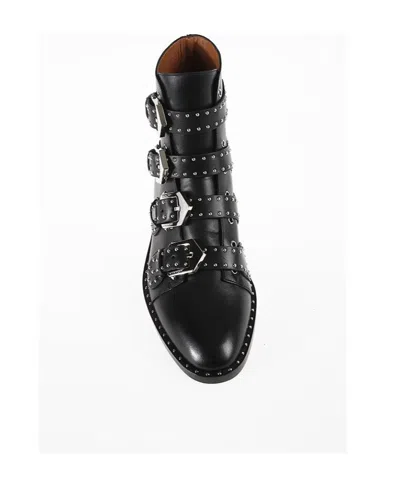Givenchy Multi-strap Studded Boots In Black