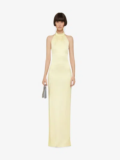 Givenchy Halterneck Mermaid Gown In Neutral