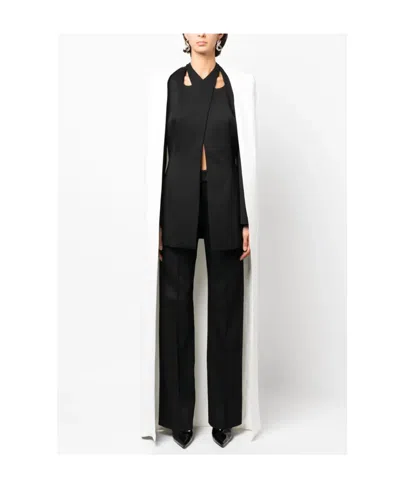 Tom Ford Open-front Evening Cape In White