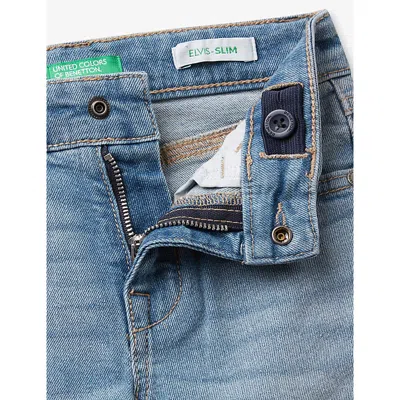 Benetton Multicolored Long Straight-leg Jeans 18 Months-5 In Blue