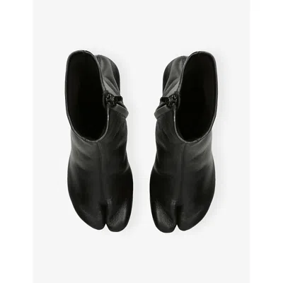 Christen Womens Black Tabi 75 Leather Ankle Boots Eur 38/5 Uk In Multi