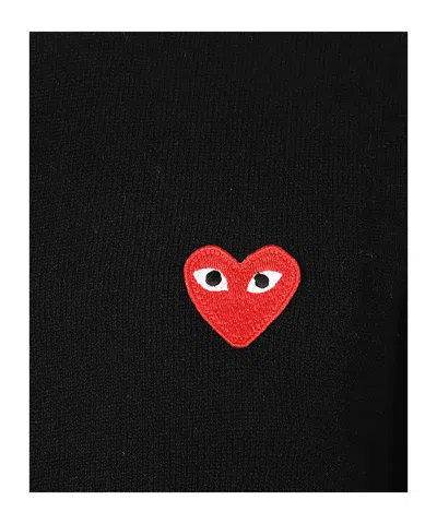Comme Des Garçons Single-breasted Cardigan Sweater In Black
