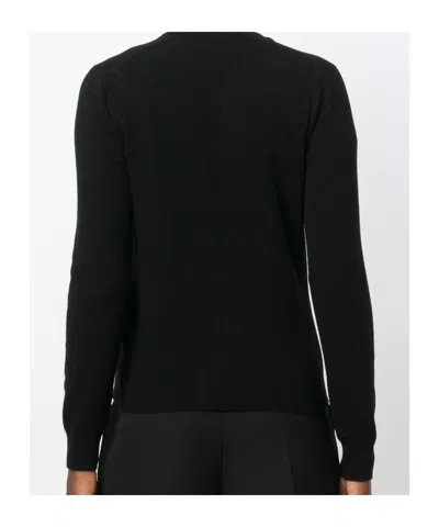 Comme Des Garçons Single-breasted Cardigan Sweater In Black