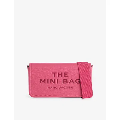 Marc Jacobs Womens Raspberry Pink The Mini Leather Cross Body Bag In Pink