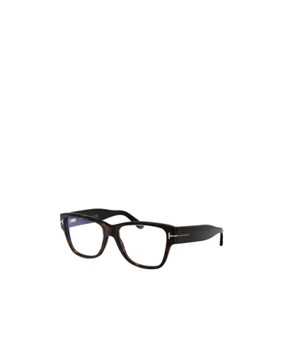 Tom Ford Full-rimmed Plano Lenses In Black