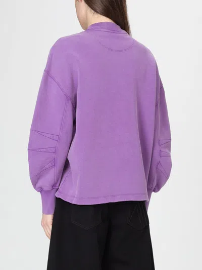 Attico Sweatshirt Woman The  In Purple