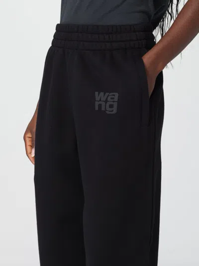 Alexander Wang Essential Terry Classic Cotton Sweatpant In Black