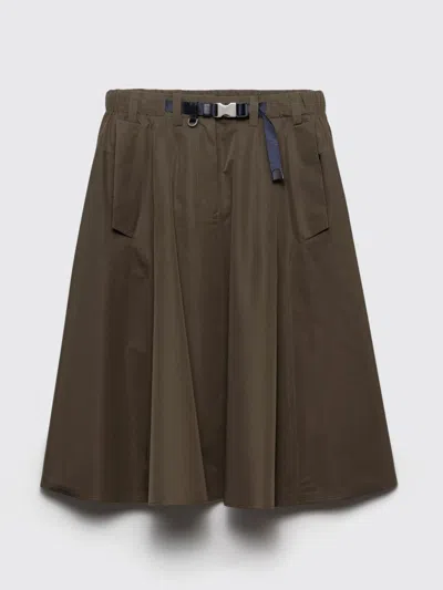 Prada Skirt Featuring Belt Loops And Flap Detail In Black