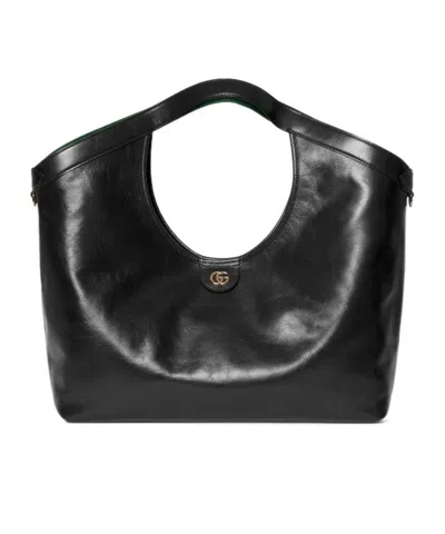Gucci Giglio Large Tote Bag In Black